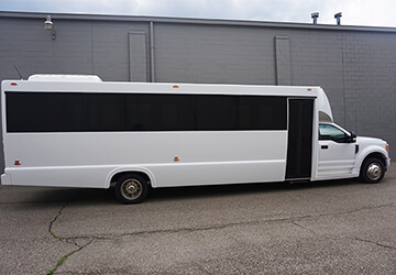 limo bus exterior