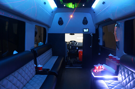 van interior