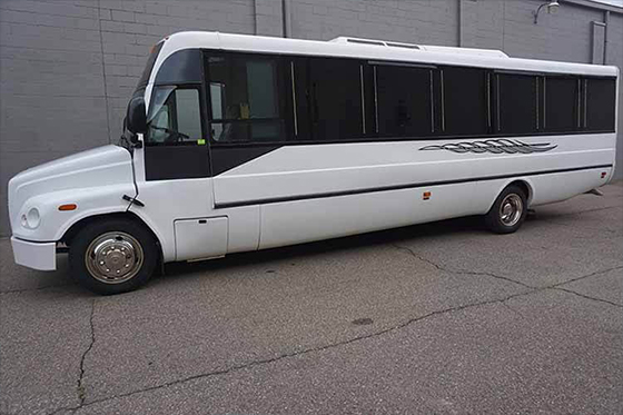 limo bus exterior